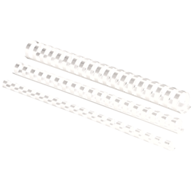 19mm Plastic Binding Combs - White - 100 pack__Combs white.png